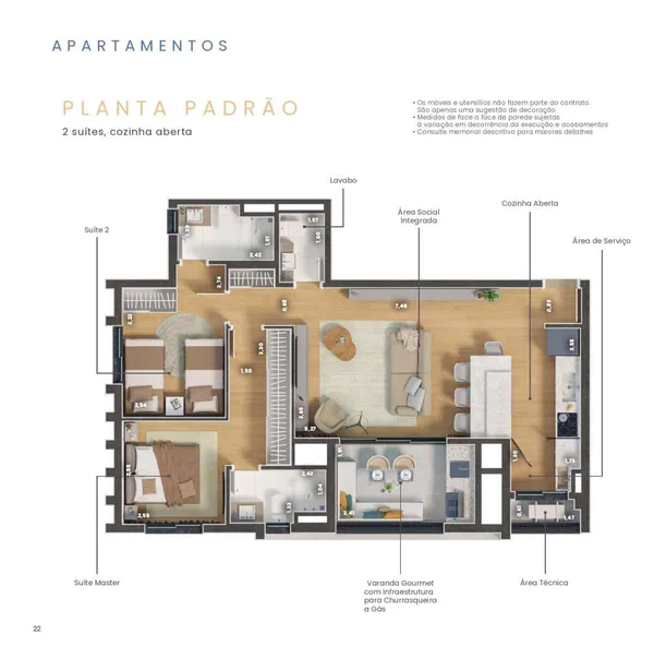 Apartamento à venda com 2 quartos, 77,50m² - Loteamento Residencial Vila Bella Dom Pedro,Campinas