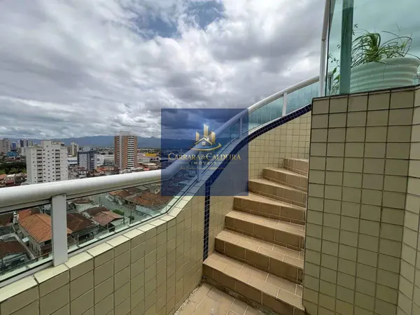 Cobertura à venda com 3 quartos, 164m² - Guilhermina,Praia Grande