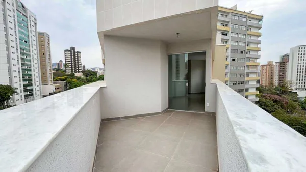 Cobertura à venda com 1 quarto - Funcionários,Belo Horizonte
