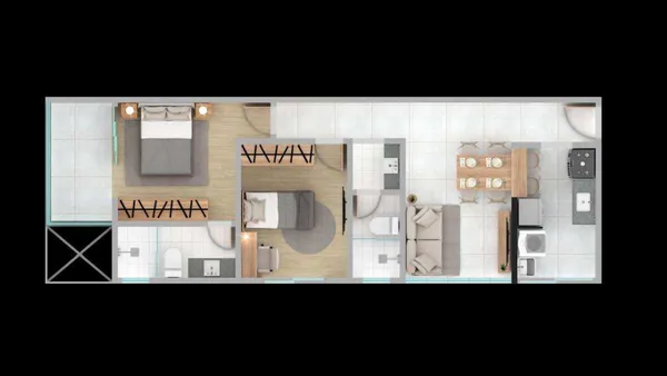 Apartamento à venda, 58,44m² - Savassi,Belo Horizonte