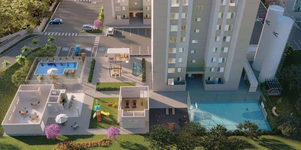 Apartamento à venda com 2 quartos - Morro Alto,Vespasiano