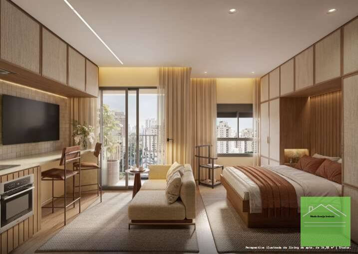 Studio à venda, 27m² - Cerqueira César,