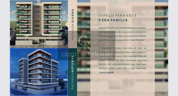 Apartamento à venda com 3 quartos, 118,97m² - Nova São Pedro,São Pedro da Aldeia