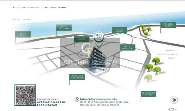 Apartamento à venda com 3 quartos, 118,97m² - Nova São Pedro,São Pedro da Aldeia