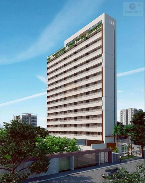 Flat para alugar com 1 quarto - Espinheiro,Recife