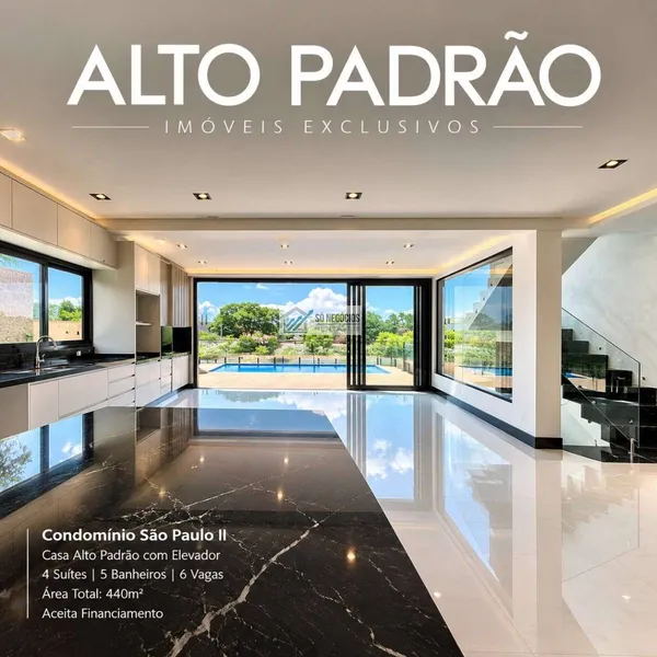 Casa de condomínio à venda com 4 quartos - São Paulo II,Cotia