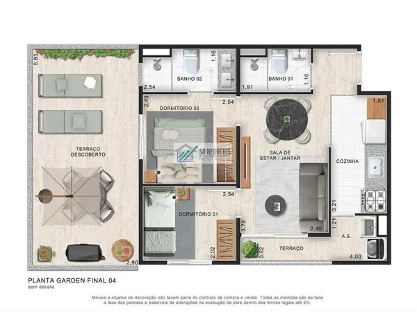 Apartamento Garden à venda com 2 quartos - Jardim Londrina,São Paulo