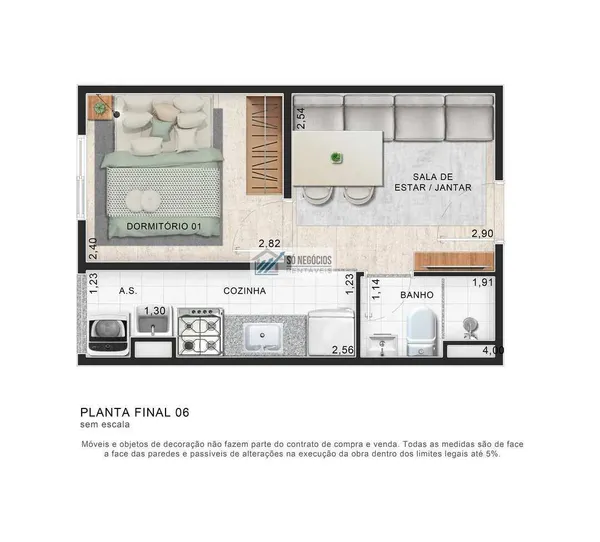 Apartamento à venda com 1 quarto - Jardim Londrina,São Paulo