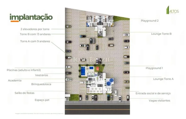 Apartamento à venda com 3 quartos, 75m² - ,