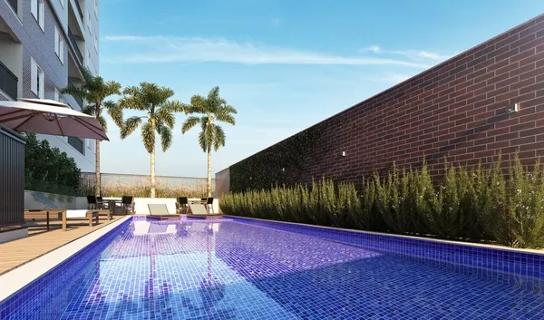 Apartamento Garden à venda com 1 quarto, 42.45m² - Jardim Três Irmãos,Taboão da Serra