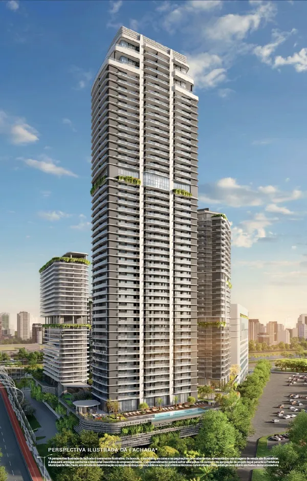 Apartamento à venda com 3 quartos, 129.22m² - Real Parque,São Paulo