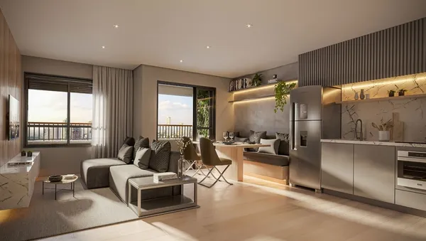 Apartamento à venda com 2 quartos, 55.75m² - Brooklin Novo,São Paulo