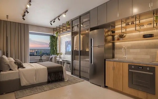 Apartamento à venda com 2 quartos, 55.75m² - Brooklin Novo,São Paulo