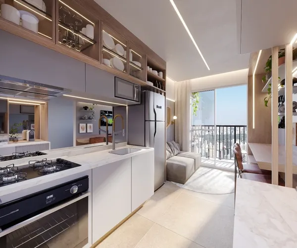 Apartamento à venda com 2 quartos, 34.1m² - Vila Dom Pedro I,São Paulo