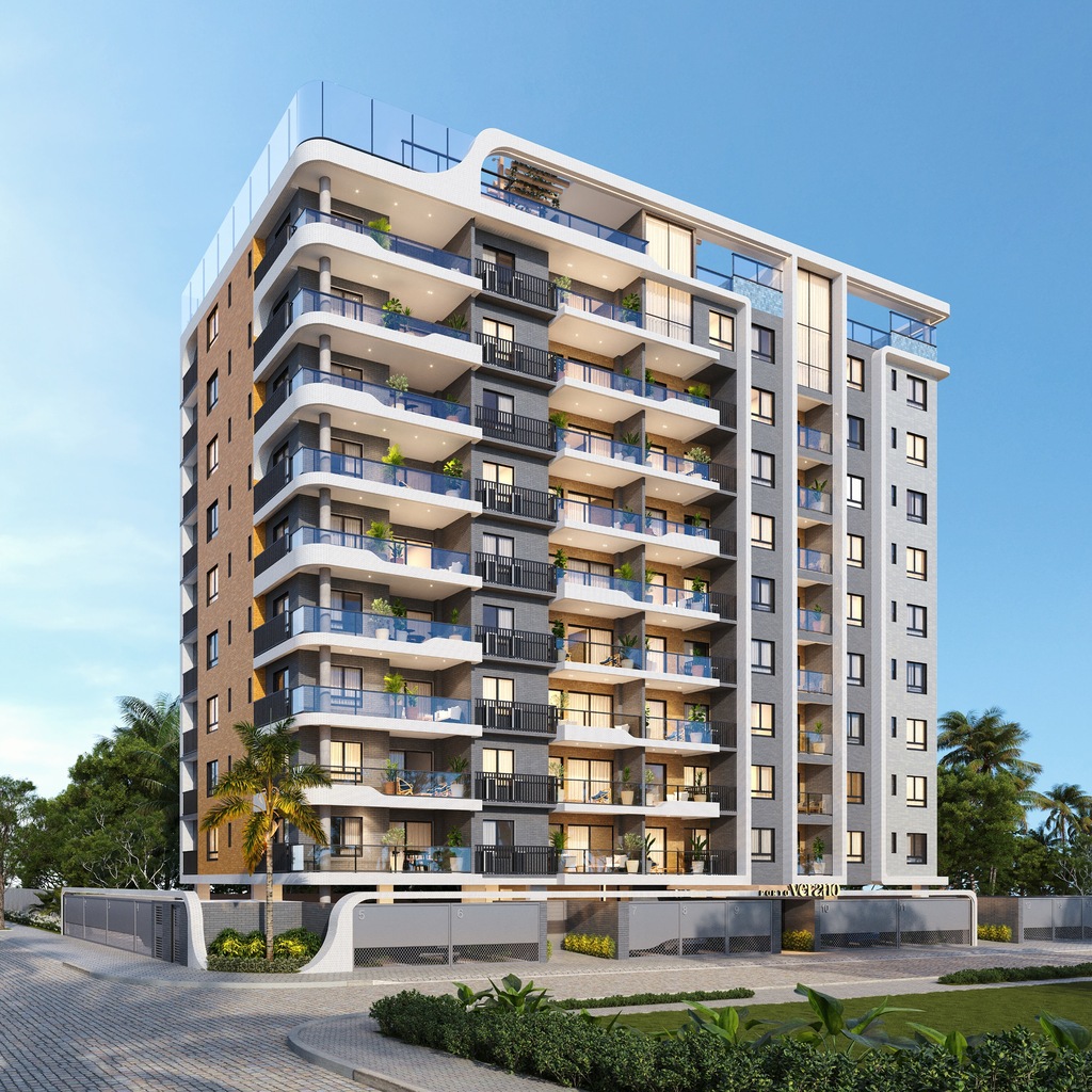 Apartamento à venda com 2 quartos, 61.41m² - Camboinha,Cabedelo