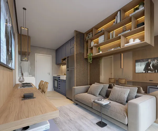 Apartamento à venda com 1 quarto, 27.17m² - Campo Grande,São Paulo