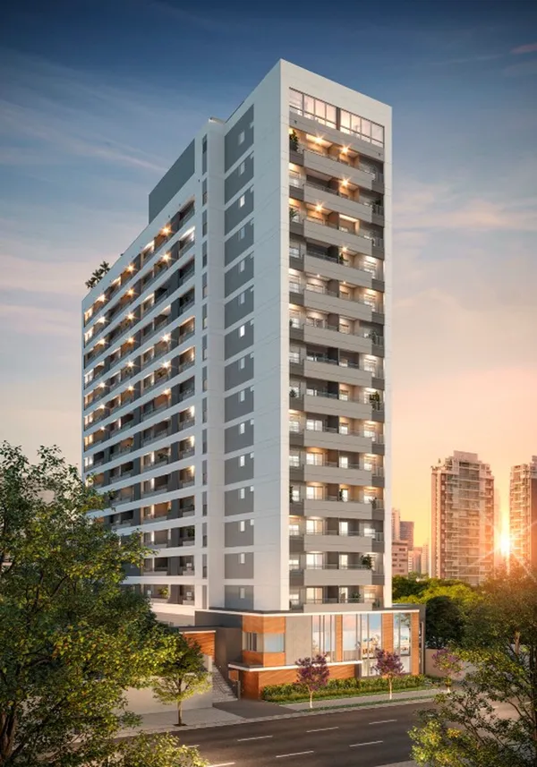 Apartamento à venda com 1 quarto, 29.59m² - Moema,São Paulo