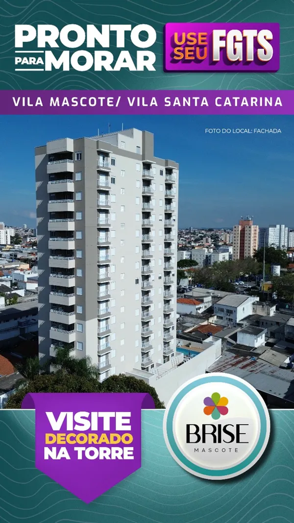 Apartamento à venda com 2 quartos, 36.6m² - Vila Santa Catarina,São Paulo