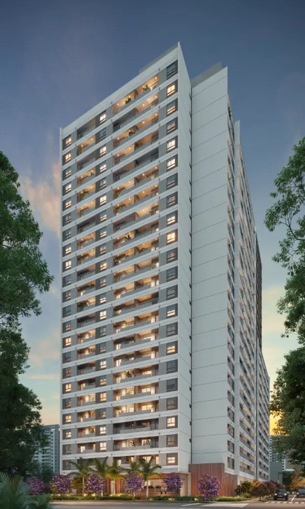 Apartamento à venda com 1 quarto, 29.55m² - Chácara Santo Antônio (Zona Sul),São Paulo