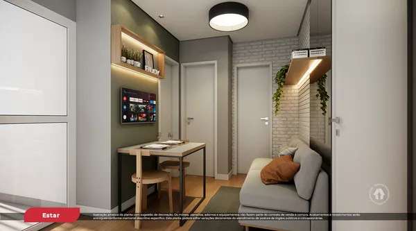 Apartamento à venda com 1 quarto, 26.63m² - Vila Tolstoi,São Paulo