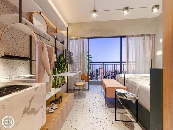 Studio à venda com 1 quarto, 22.93m² - Santo Amaro,São Paulo