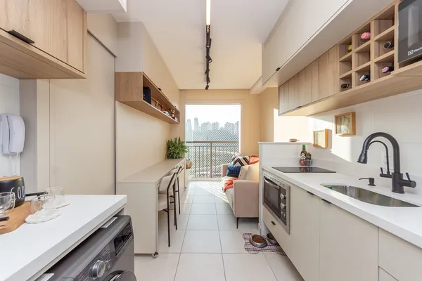 Apartamento à venda com 1 quarto, 32m² - Jardim Caravelas,São Paulo