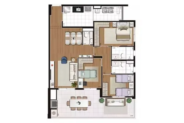 Apartamento à venda com 3 quartos, 115m² - Ipiranga,São Paulo