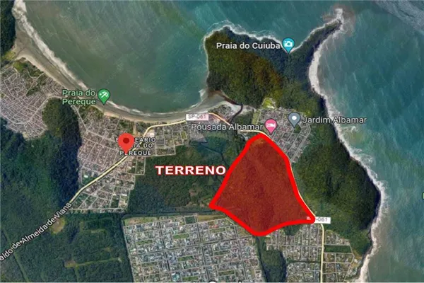 Terreno à venda - Balneario Praia do Perequê,Guarujá 