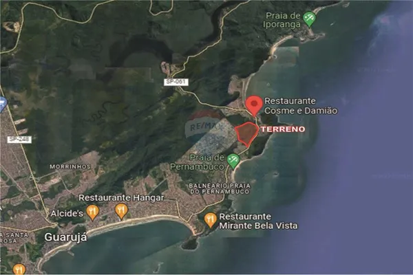 Terreno à venda - Balneario Praia do Perequê,Guarujá 