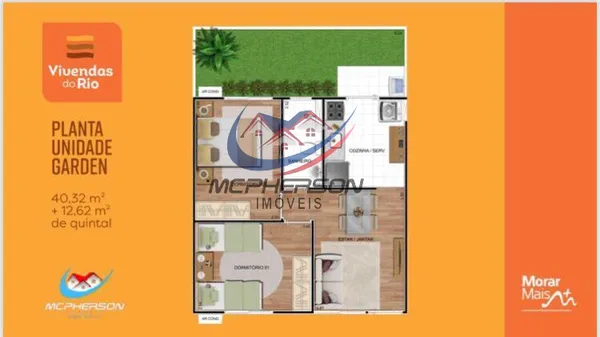 Apartamento à venda com 2 quartos, 40m² - Quarenta Horas (Coqueiro),Ananindeua