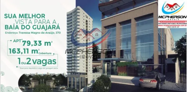 Apartamento à venda com 3 quartos, 79m² - Telégrafo Sem Fio,